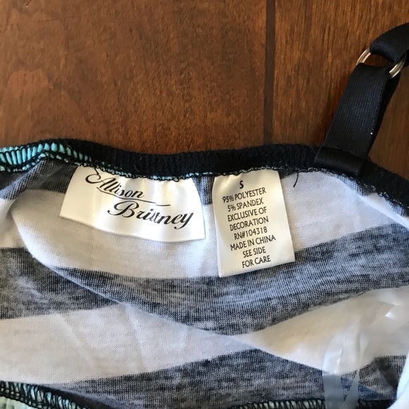 Striped maternity and nursing maxi dress, size S - Picture 4 of 4